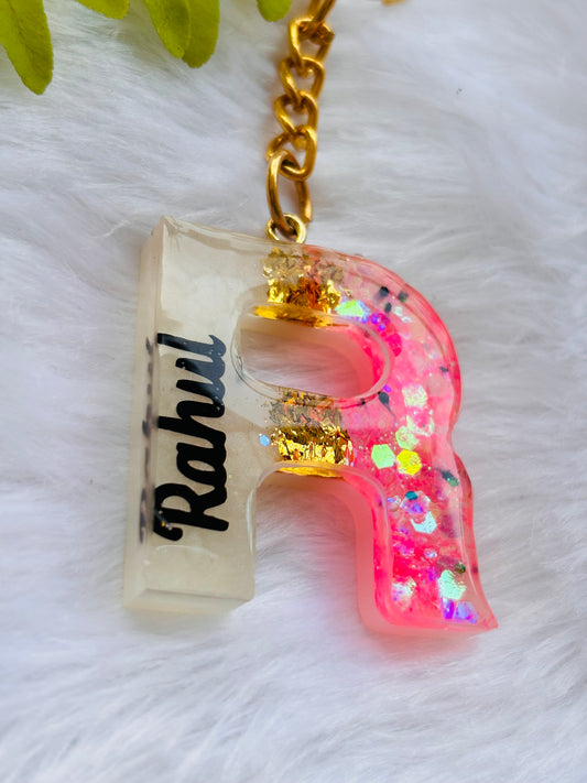 Name Letter Keychain