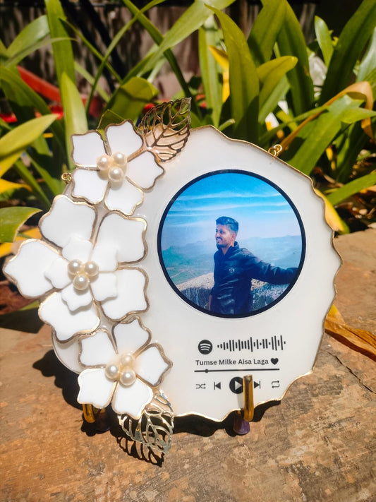 3D flower photo frame