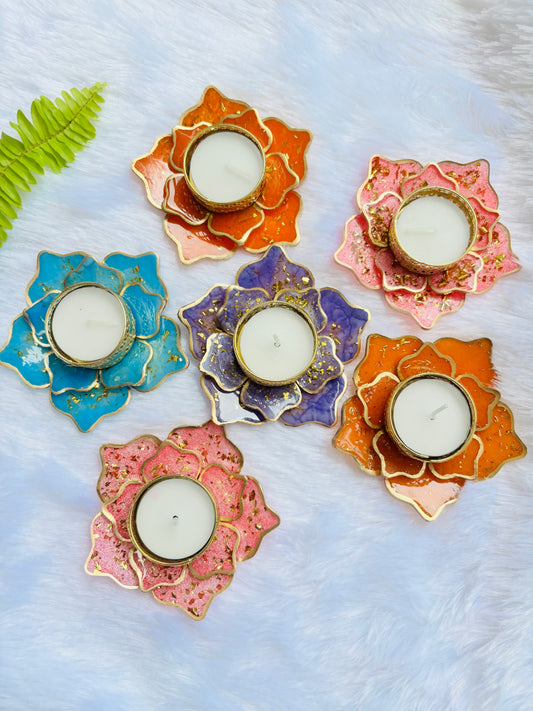 3D flower Candle holder