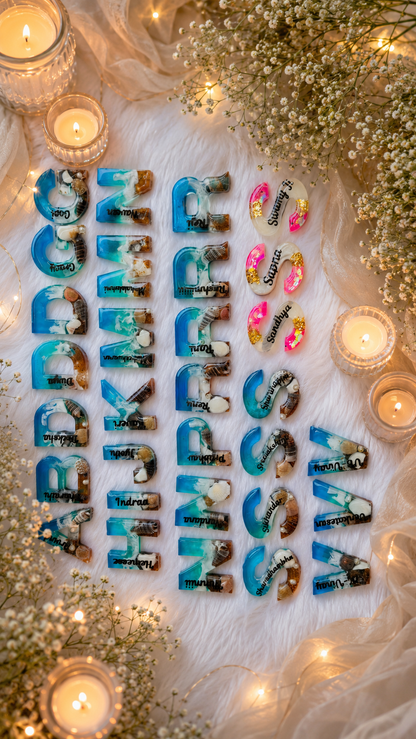 Alphabet Name Keychain