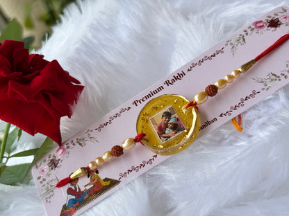 Customised photo resin rakhi