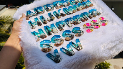 Alphabet Name Keychain