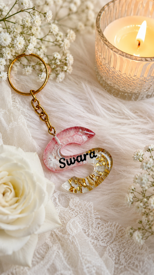 Alphabet Name Keychain