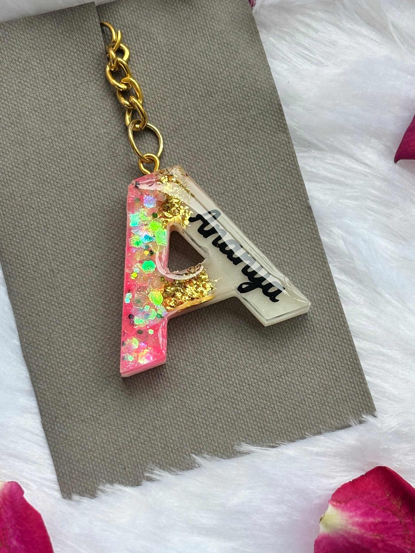 Alphabet Name Keychain