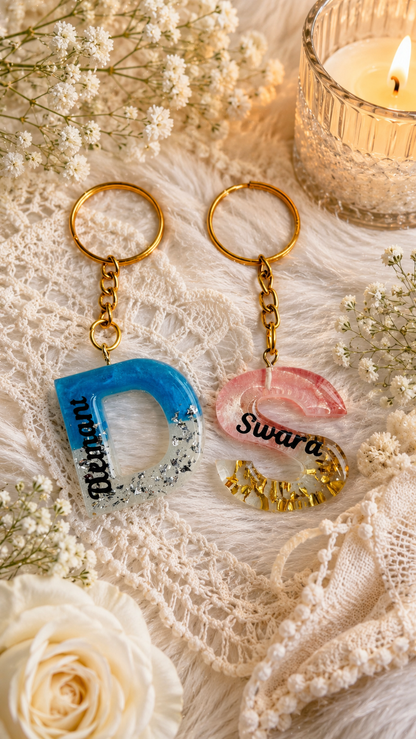 Alphabet Name Keychain