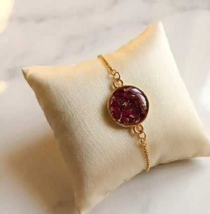 Resin Flower Bracelet