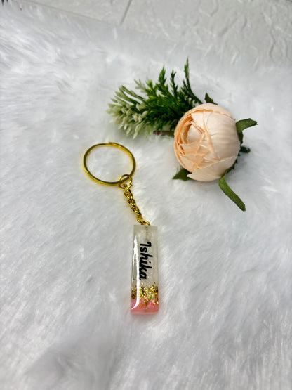Alphabet Name Keychain
