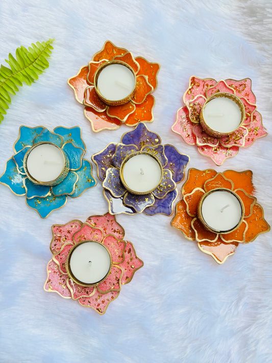 3D flower Candle holder