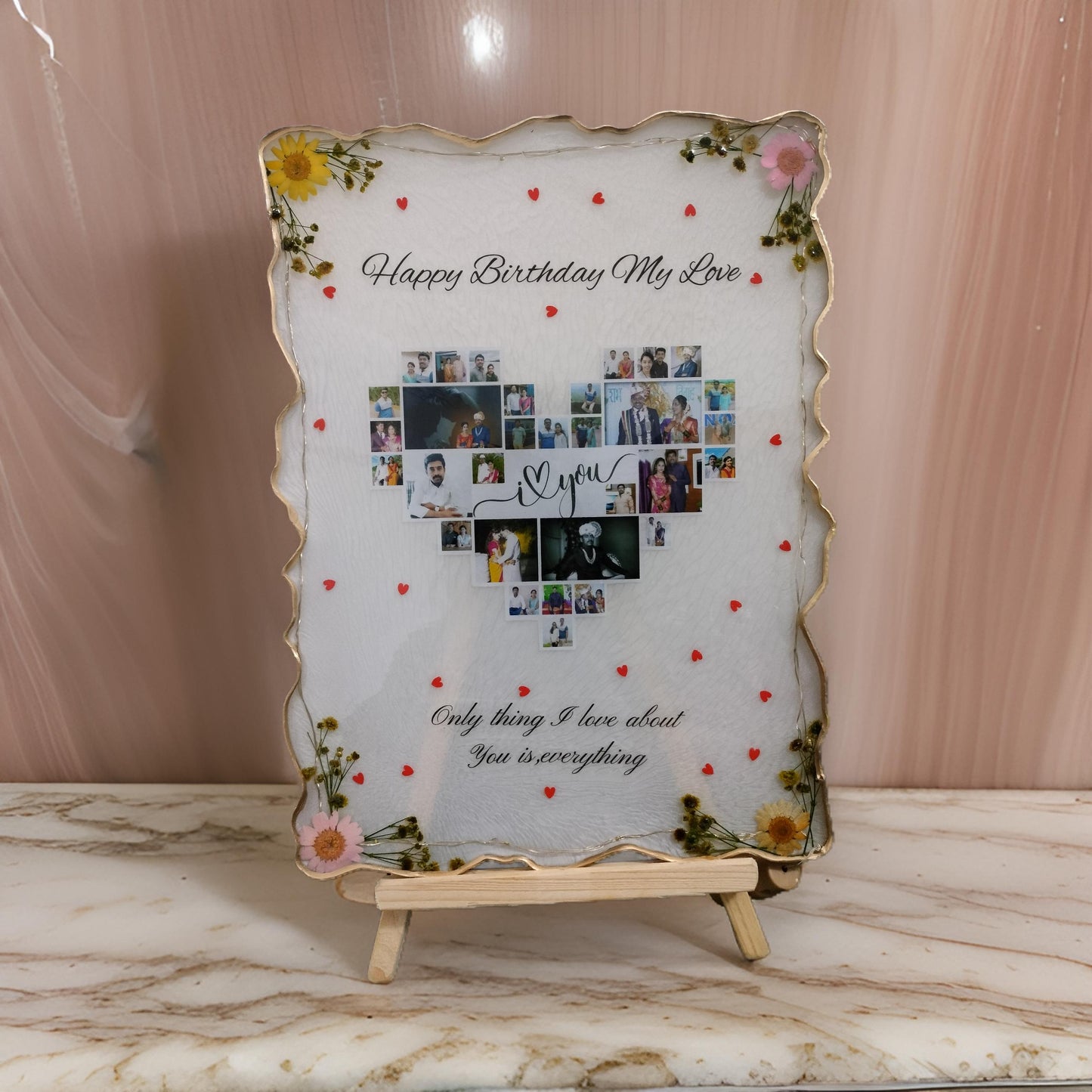 Personalised Resin Photo Frame